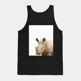 Rhinoceros print, African Safari, Nursery decor, Animal, Kids room, Modern Wall Tank Top